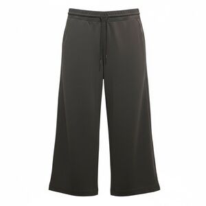 Athleta Women Wide Leg Capri Pants Pockets Activewear Size Lg Black Yoga Legging